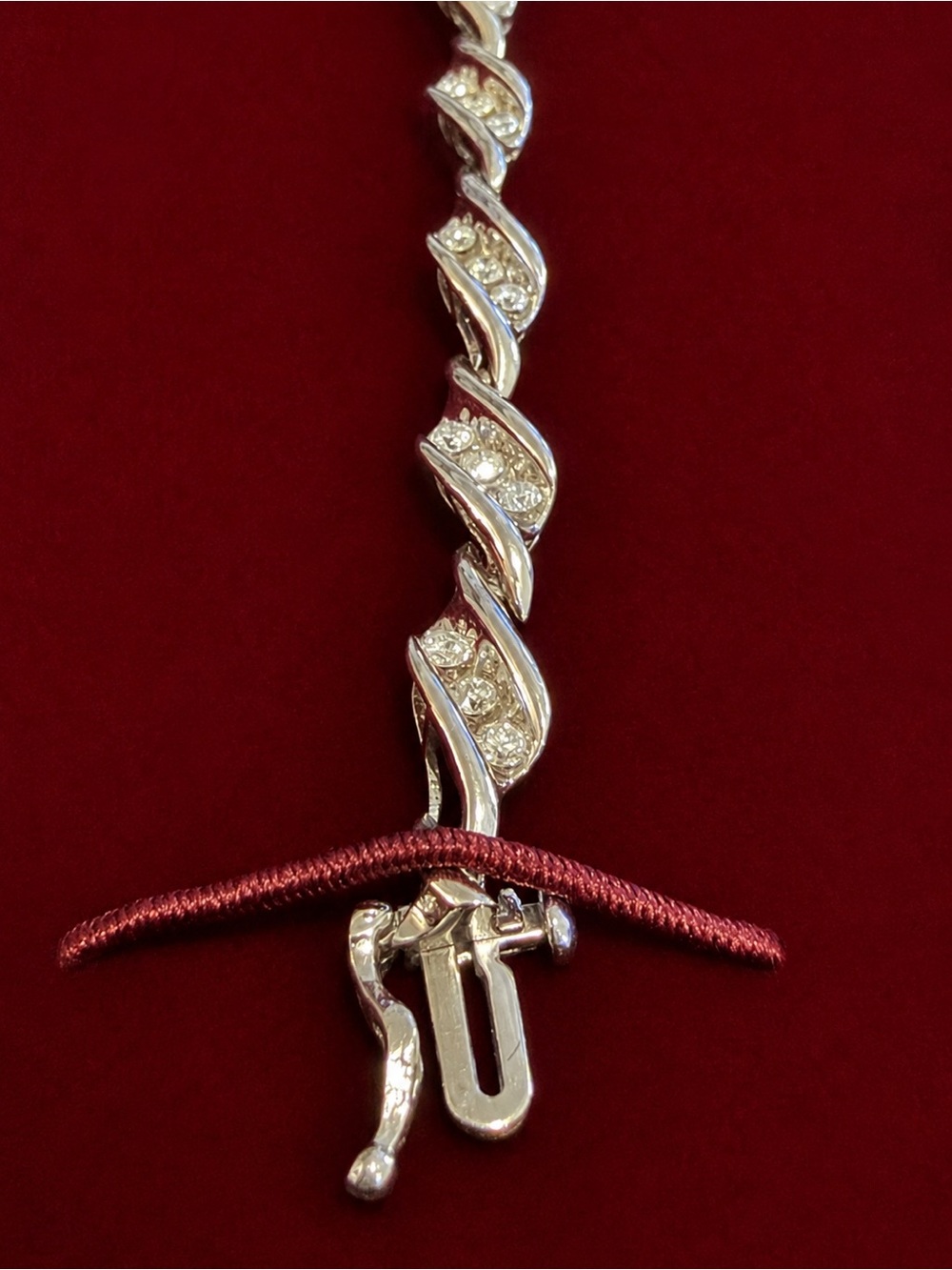 10k white gold 1ct diamond bracelet